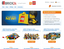 Tablet Screenshot of brick24.com